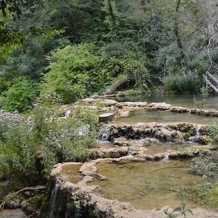 El Salto Del Agua Autentico El Molino De La Cascada Orbaneja Orbaneja del Castillo Exterior photo